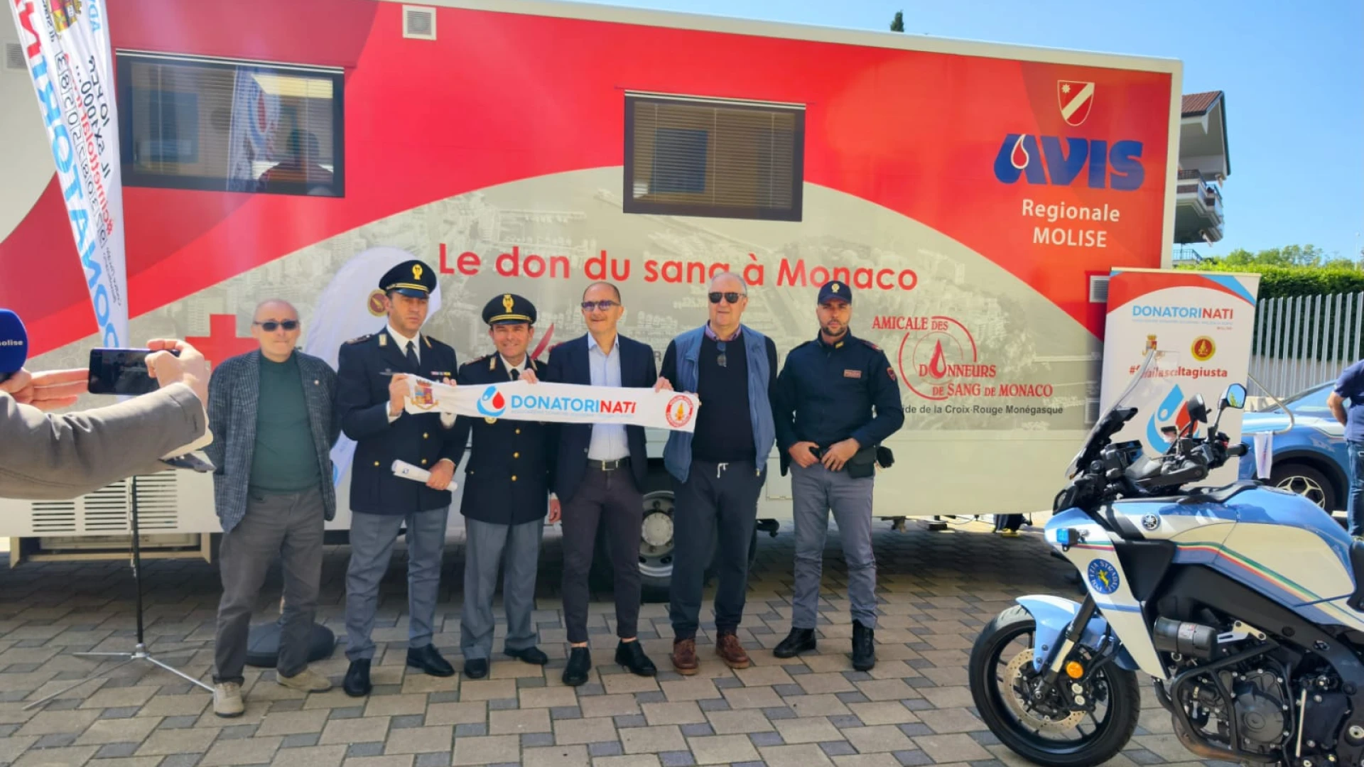 Isernia: l’associazione donatori della Polizia ha organizzato una raccolta straordinaria di sangue.